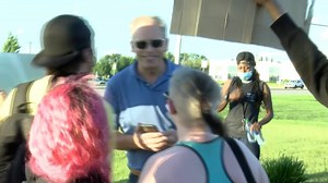 FIERY EXCHANGE: State Sen. Dave Syverson was confronted by protesters while eating dinner at Greenfire Restaurant tonight. Here is a portion of that interaction. We will have more tonight on 13 News at 10, including a statement Syverson sent to 13 WREX. | 13 WREX