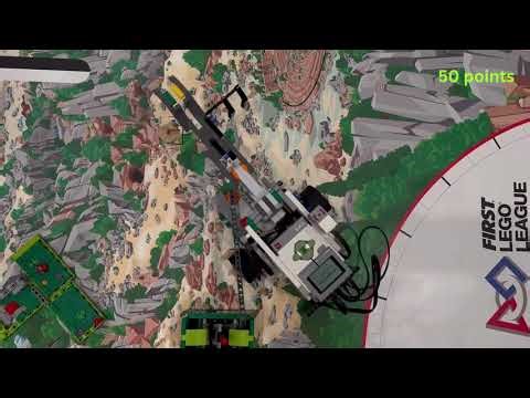 FLL UNEARTHED 300+ points with EV3 in 1.5min - FIRST LEGO LEAGUE 2025-2026