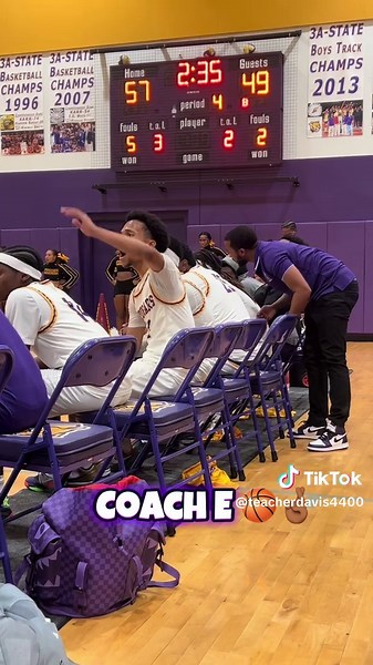 My dawg forever 💜🤞🏾 #boysbasketball #theednakarr #teacherdavis #nolaschools
