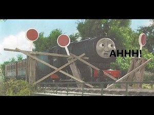 "Thomas and the New Engine" crash scene, but I voice Neville