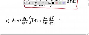 I worked out the multipole expansion for the vector potential of a line current because that's the most common type, and in some respects the easiest to handle. For a volume current J: (a) Write down the multipole expansion, analogous to Eq. 5.80. (b) Write down the monopole potential, and prove that it vanishes. (c) Using Eqs. 1.107 and 5.86, show that the dipole moment can be written | Numerade
