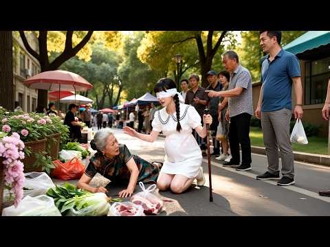 Only blind girl help old lady up,she chosen as bride,CEO hates her pregnant—but he’s daddy!