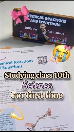 Studying Class 10 Science for 1st Time 📚✨ #study #studyvlog #class10 #cbse #science #shorts