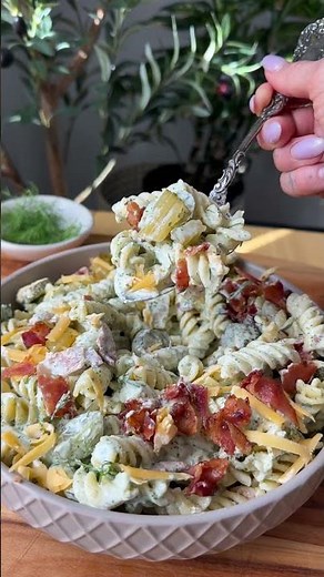 Dill Pickle Pasta Salad