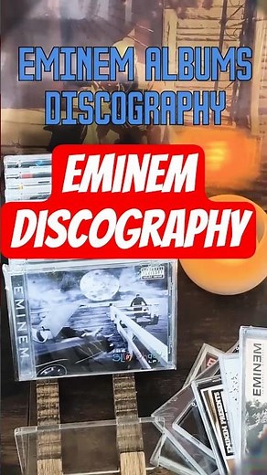Eminem Complete CD Discography 💿 (The Slim Shady LP → The Death of Slim Shady) #Shorts #rap #hiphop