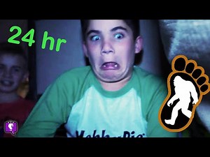 BIGFOOT Box Fort 24 Hour Challenge with HobbyKids! - Videos For Kids