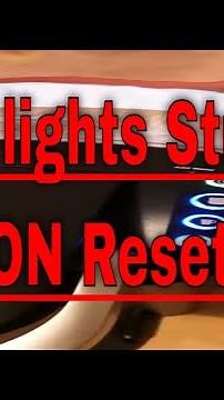 Keurig lights stuck on help.