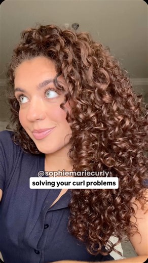 Sophie Marie on Instagram: "if you experience this curly hair problem ❌you need to be curl stacking! ✅ 💬 Curl stacking means: making sure you’re styling 3D not 2D. Even if you have lower dentisty/ less hair to stack you will still benefit from styling your curls with curl stacking in mind and layering the hair ❌Styling (2D) on 1 singular layer will cause you to experience flatter roots, less depth and may cause a mess as you see in the video. You can do all of this with your hands. If you’re te