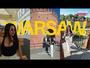 Europe Vlog Day 2 🇵🇱 Exploring Warsaw Old Town, Royal Castle Tour, Coffee & Ice Cream in Poland