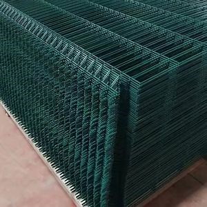[Hot Item] 3D Metal Fencing Security Outdoor Highway Home Garden Farm Steel Welded Curved Wire Mesh Fence Panels