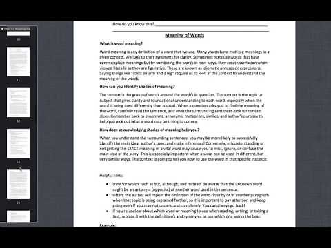 HESI A2 Reading Comprehension Study Guide - Free HESI A2 Practice Test
