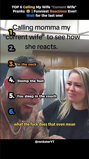 TOP 6 Calling My Wife “Current Wife” Pranks 😂 | Funniest Reactions Ever! Wait for the last one!