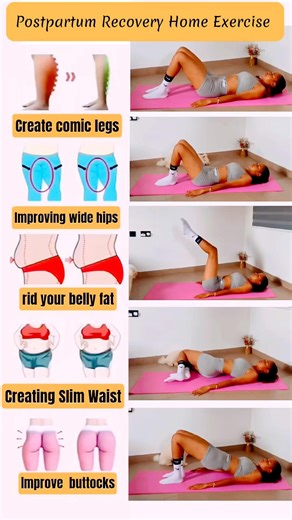 Best postpartum recovery home exercises #postpartumrecovery #explore #fitness