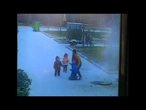 China: Boy launched into the air by exploding manhole cover