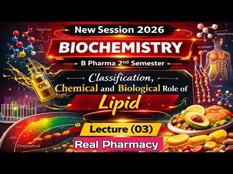 Lipids: Introduction, Classification, Chemical Nature & Biological Role || Biochemistry 