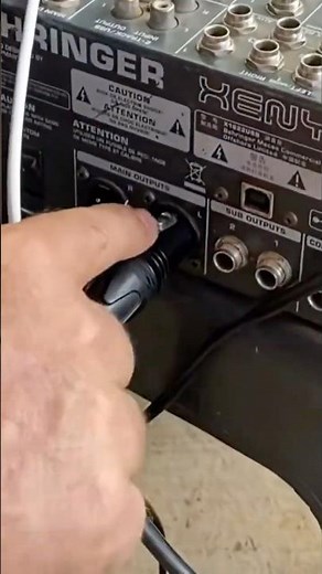 Connecting a mixer to a 2-way crossover #audioworks