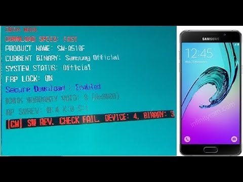 Samsung SM-A510F /FD check fail device:5 binary:4