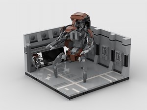 LEGO MOC-189934 Display for set 75381 - Droideka (Star Wars 2024)