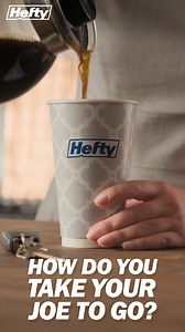 Take it to go with Hefty® Hot Cups. | Hefty