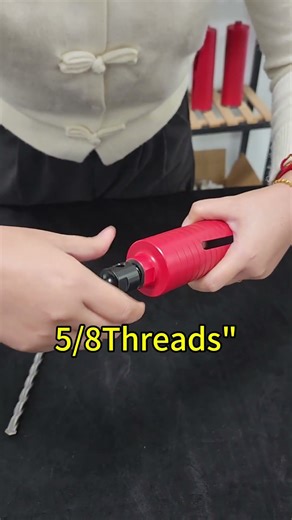 HBKEENTOOLS shows you how to set up a dry core bit with SDS#领肖工具 #HBKEENTOOLS