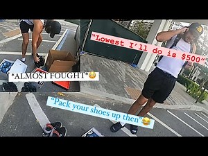 SNEAKER MEETUP (ALMOST FOUGHT)