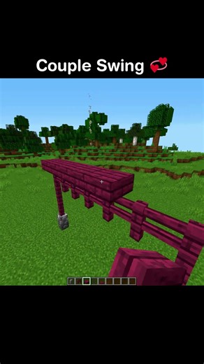 💞 Minecraft Couple Swing Build Tutorial!