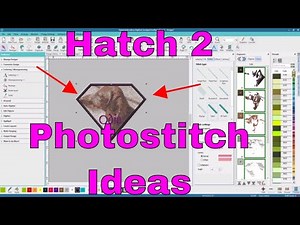 HATCH EMBROIDERY 2:Amazing ideas for embroidery designs in PHOTOSTITCH