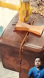 235K views · 347 reactions | Teknik sa pagrerepair ng bitak na lamesa #Amazing #Teknik #lifehacks #trend #tips #foryouシ #reactionvideo #ideas #diy #carpenter #construction Disclaimer: I hereby declare that i don't own the rights to this music or song all rights belong to the rightful owner. No copyright infringements intended and I do not claim to own any of the original songs and video. For reaction video and commentary purposes only Part 1 | Victor De Leon Cenense | Facebook