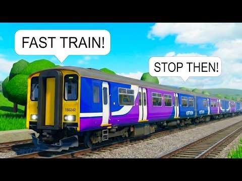 I Drive a FAST Train on Roblox BUT I Miss The Station