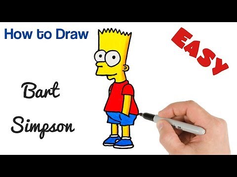 How to Draw Bart Simpson | The Simpsons Art Tutorial