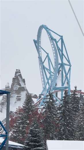 Canada's Wonderland on Instagram: "Snowfall turned the park into something straight out of a dream. ❄️✨ Winter understood the assignment. 😍"