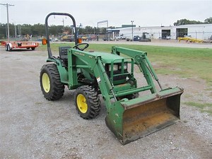 2000 John Deere 4100 MFWD Tractor With 410 Loader | Agriculture