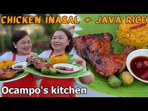 Chicken Inasal at Java Rice gamit ang Atsuete sa backyard!