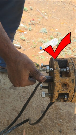 How to Clean Rusty Threads on Nuts and Bolts (Easy DIY Method) #viral #trending #shorts #borewell