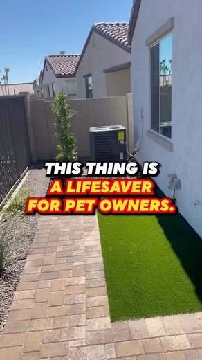 PJ Sparks | PHX Hardscape Design on Instagram: "🐾 Backyard Lifesaver for Dog Owners! A Doggie Dooley! No more poop scooping struggles! It’s as simple as shovel, add water, and a weekly waste Terminator tablet. 🚮 The secret is a special blend of bacillus subtilis bacteria and enzymes that break down waste swiftly and efficiently👌 Follow for more helpful tips✨ #landscapedesign #landscapingtips #arizonalandscape #arizonadesigners #landscapingideas #geminiguysaz #backyardtransformation #phoenixla