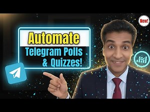 Effortlessly Automate Telegram Polls & Quizzes with Python! | Step-by-Step Tutorial