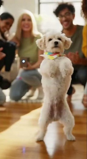 Professional Dog Dance Routine with Owner & Friends Epic Spins, Hops & Leaps to the Beat!