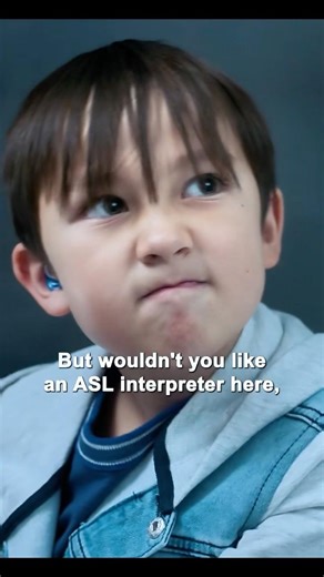 Sign language is the key to the world.