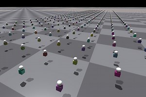 Collision rendering inconsistent in train.py custom program