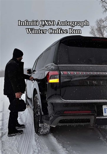 Winter Coffee Adventure in the Infiniti QX80 Autograph