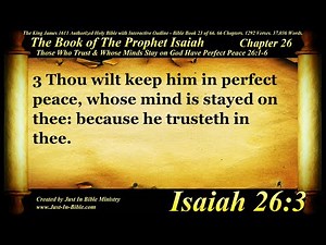 Isaiah Chapter 26 - Bible Book 23 - Holy Bible Audio Text - King James Read Along Bible