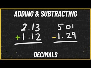 Adding & Subtracting Decimals Made Easy – Step-by-Step!
