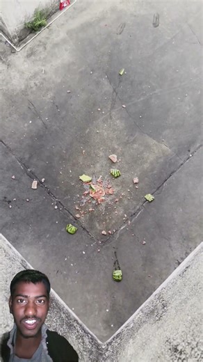 Experiment: Will a Watermelon Explode Off a Tall Building? 🍉💥 #Shorts #Experiment #Viral #usa