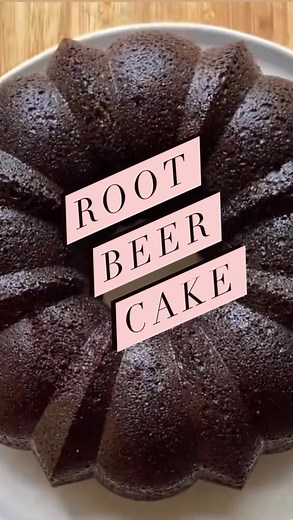 Root Beer in a cake batter?? You betcha!! . . . The soda adds an extra level of sweetness to the cake which is balanced by the unsweetened cocoa powder. And the result of the root beer plus the brown sugar is a cake that is moist, dense, fudgy and has a richness to its sweetness that is more complex than a regular cake. Long story short, you gotta make this! . . . Chocolate Root Beer Bundt Cake . . . 2 cups root beer 1 cup unsweetened cocoa powder 1/2 cup butter 1 cup sugar 1/2 cup brown sugar 2