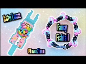 "Fancy Fishtail" Auto Loom|Rainbow Loom|Bracelet Tutorial