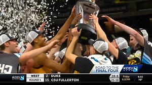 Connor McCaffrey had a message for the haters after the Hawkeyes hoisted the Big Ten tournament trophy. View the story here: https://bit.ly/3wihxu3 | KCCI