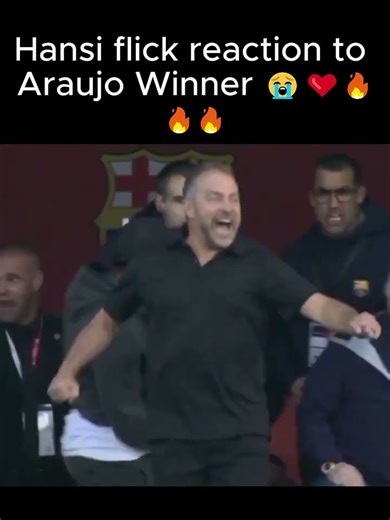 Araujo's Insane 93rd Minute Winner vs Girona! Flick Explodes in Joy After Red Card! #Barca