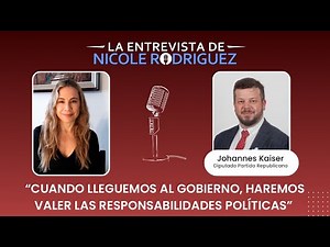 "Cuando lleguemos al gobierno, haremos valer las responsabilidades políticas" | Johannes Kaiser