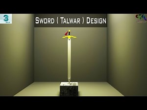 Sword ( Talwar ) Model Tutorial In 3DS Max Class 13 // Sword Design // 3DS Max Tutorial