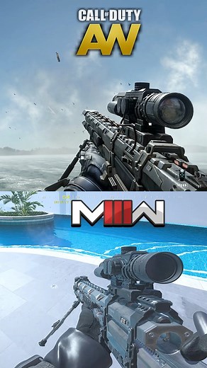 MORS Railgun Sniper Rifle in Call of Duty Then vs Now | Anonymousyt